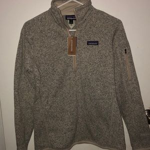 Never worn! Patagonia better sweater women 1/4 zip